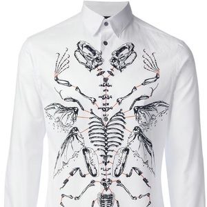 ALEXANDER MQUEEN SKELETON SHIRT
